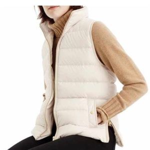 J crew puffer vest XS